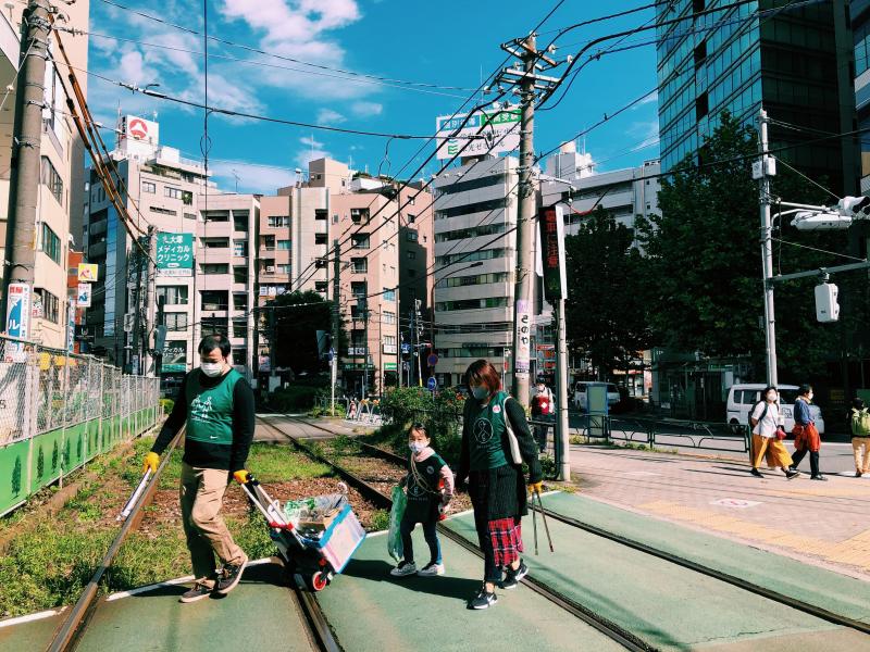 初の定例掃除画像