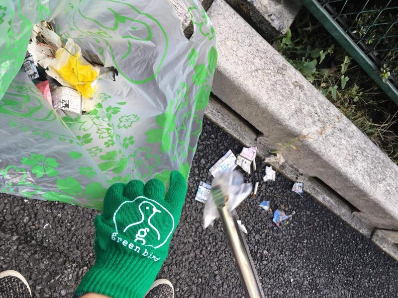 初の定例掃除画像