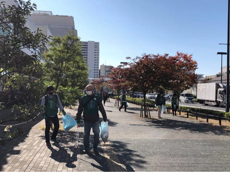 久しぶりの街ゴミ拾い！画像