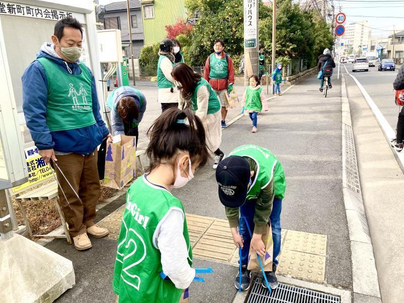 12月の街ゴミ拾いは子ども達が大活躍！画像