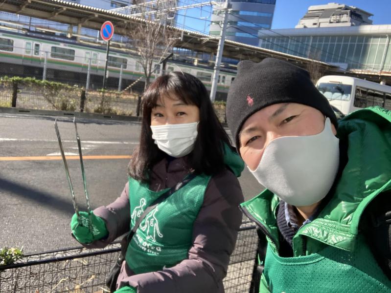 ゴミ拾いしたら街もココロもスッキリして免疫力アップ画像