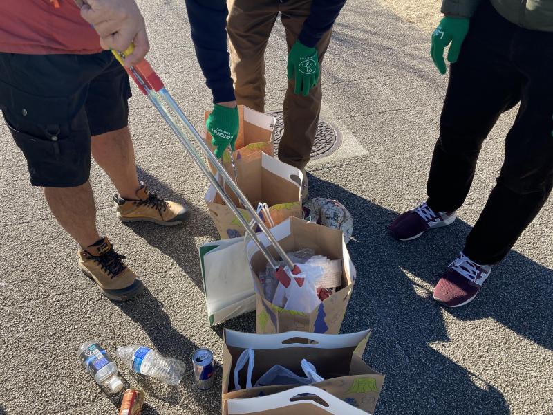 ゴミ拾いしたら街もココロもスッキリして免疫力アップ画像