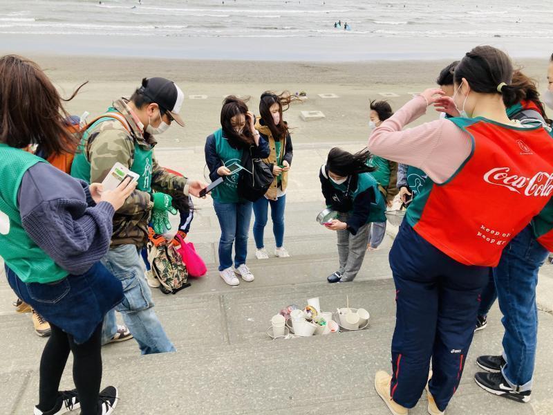 江の島でマイクロプラスチックビーチクリーン！画像