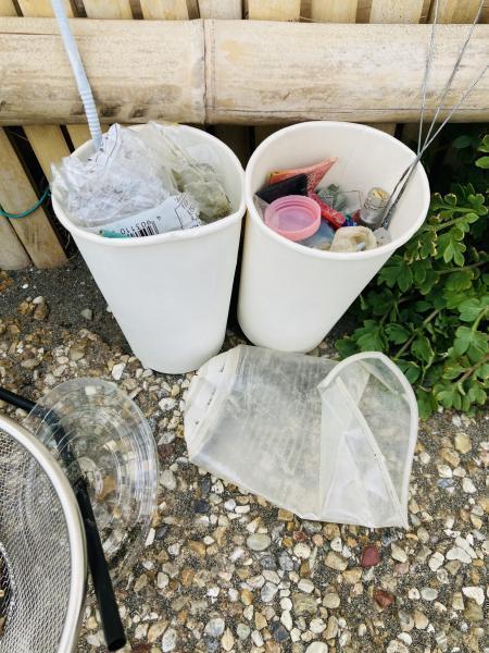 江の島でマイクロプラスチックビーチクリーン！画像