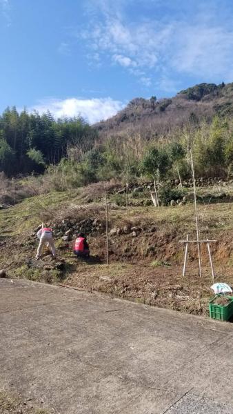 2/13(土)多久桜舞う里山植樹プロジェクトそうじ画像