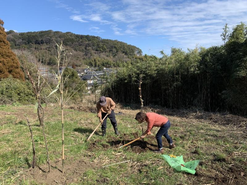 2/13(土)多久桜舞う里山植樹プロジェクトそうじ画像