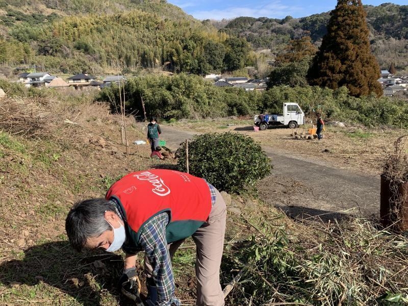 2/13(土)多久桜舞う里山植樹プロジェクトそうじ画像