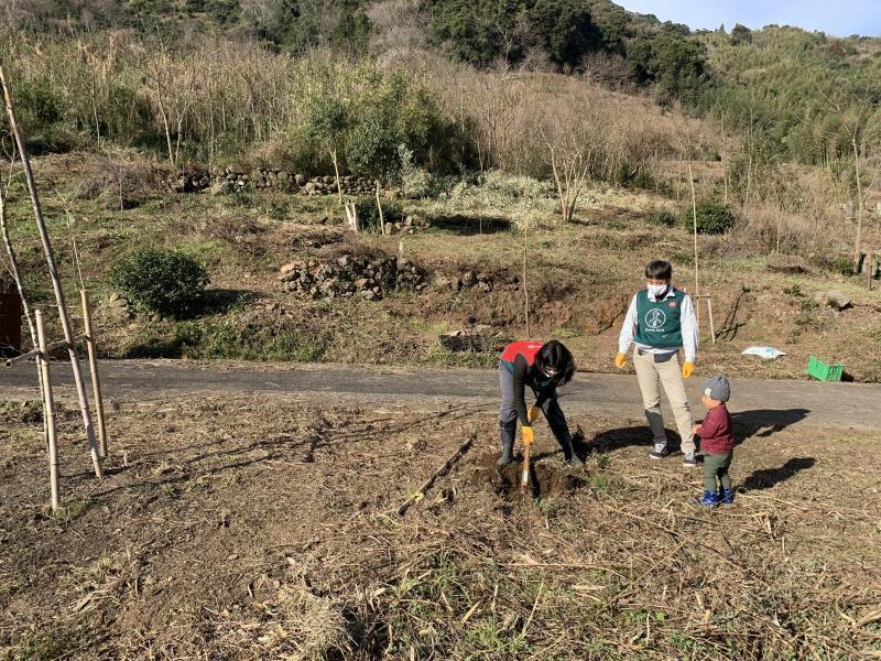 2/13(土)多久桜舞う里山植樹プロジェクトそうじ画像