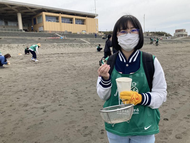 湘南！江の島片瀬西浜海岸ビーチクリーン！画像