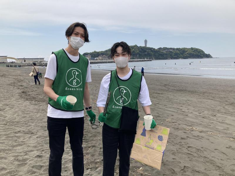 湘南！江の島片瀬西浜海岸ビーチクリーン！画像