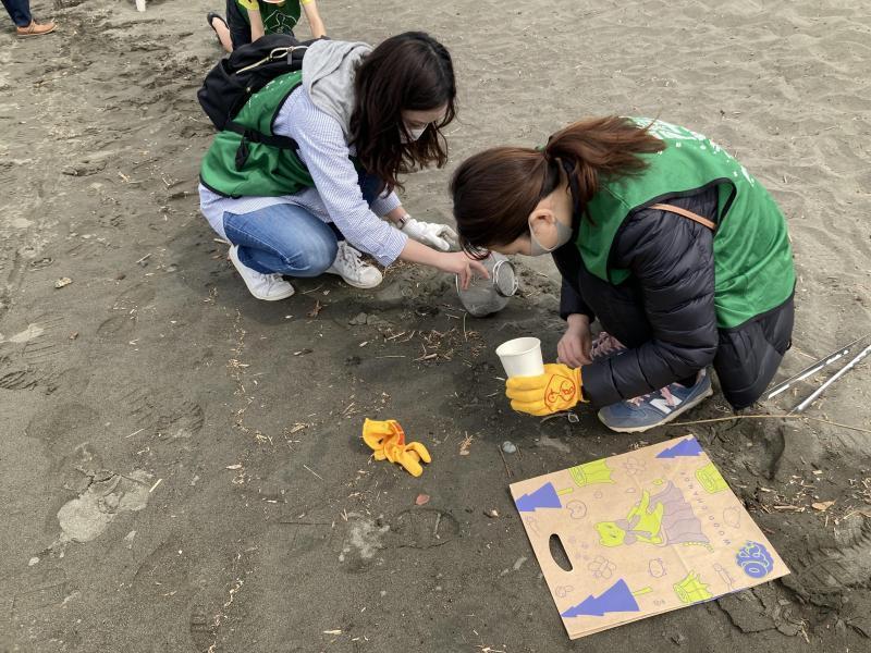 湘南！江の島片瀬西浜海岸ビーチクリーン！画像
