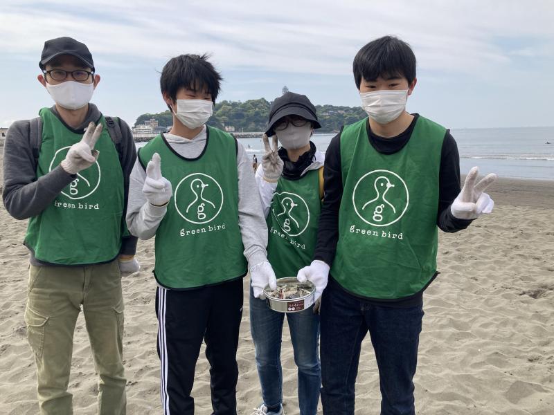 湘南！江の島片瀬西浜海岸ビーチクリーン！画像