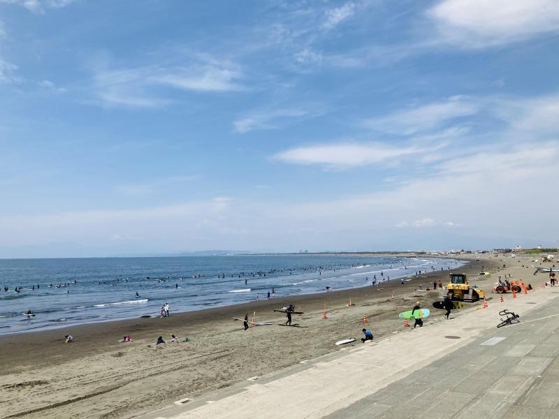 湘南！江の島片瀬西浜海岸ビーチクリーン！画像