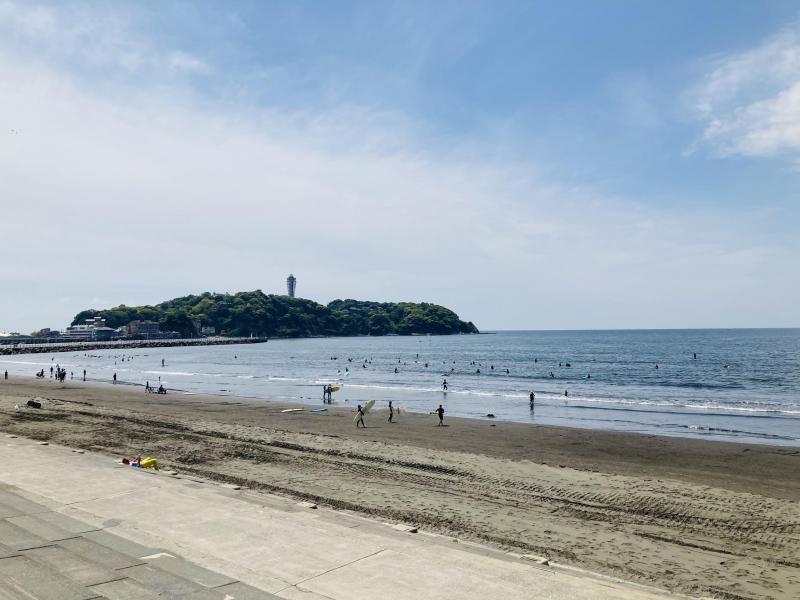 湘南！江の島片瀬西浜海岸ビーチクリーン！画像