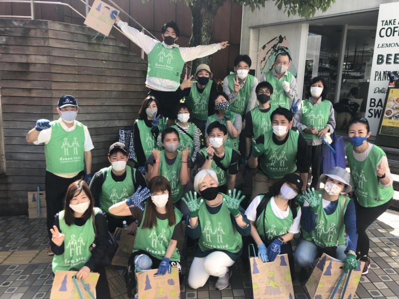 地域清掃　旧山手通り画像