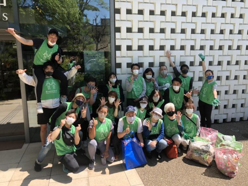 地域清掃　旧山手通り画像