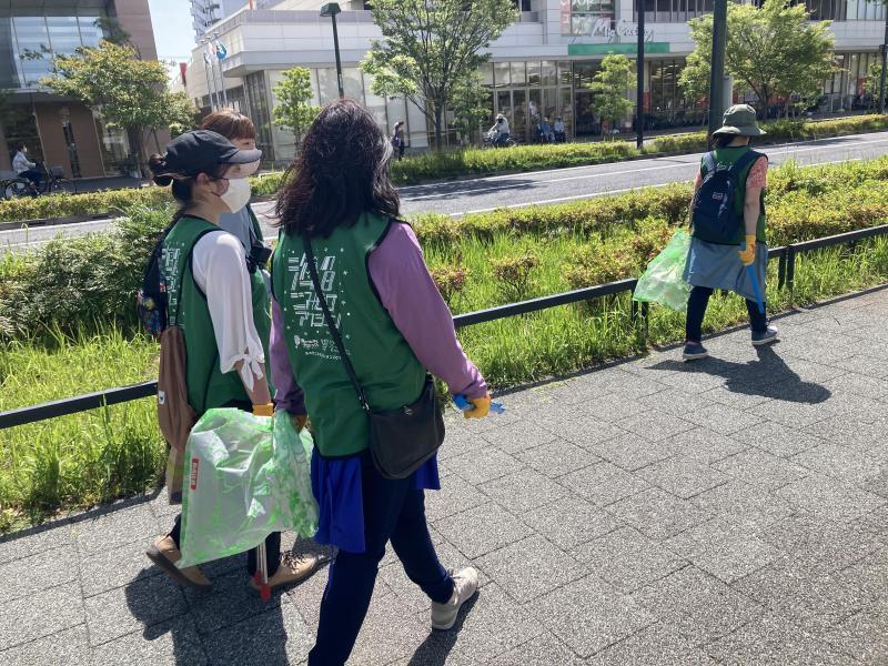 久しぶりの街ゴミ拾い！画像