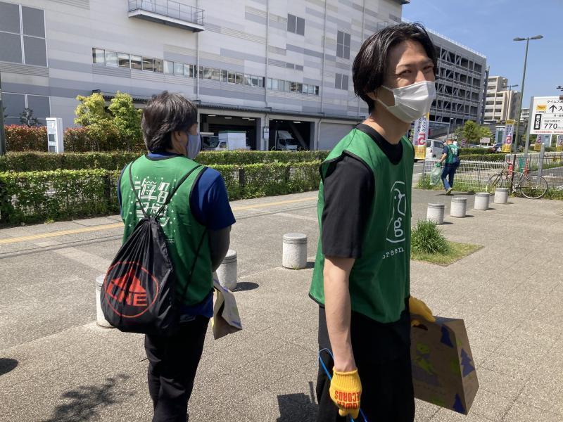 久しぶりの街ゴミ拾い！画像