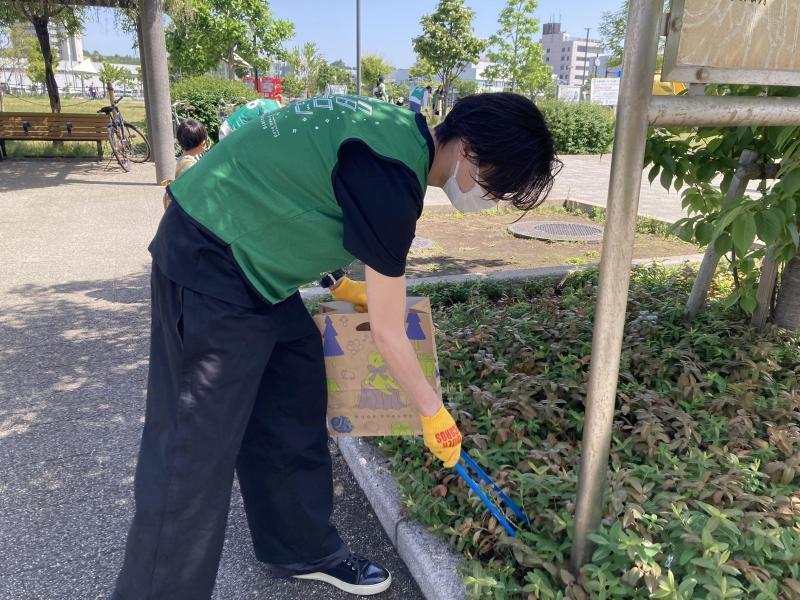 久しぶりの街ゴミ拾い！画像