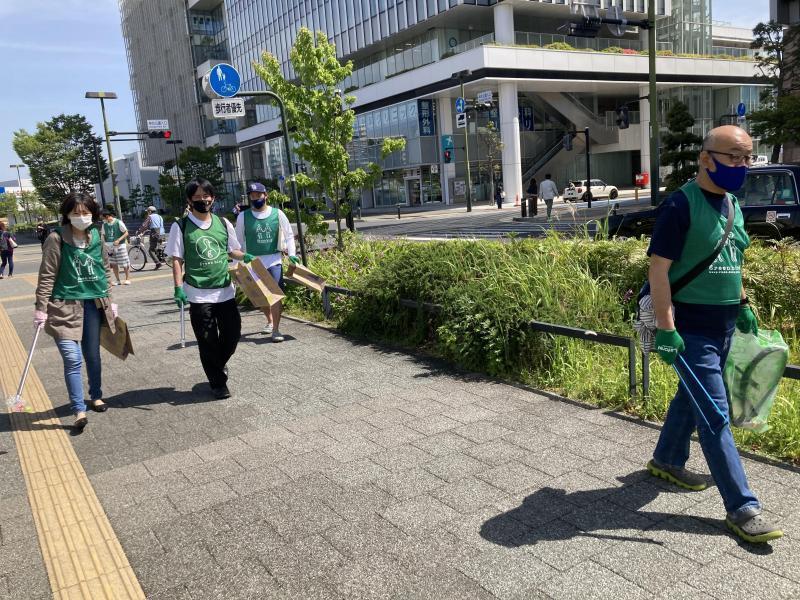 久しぶりの街ゴミ拾い！画像