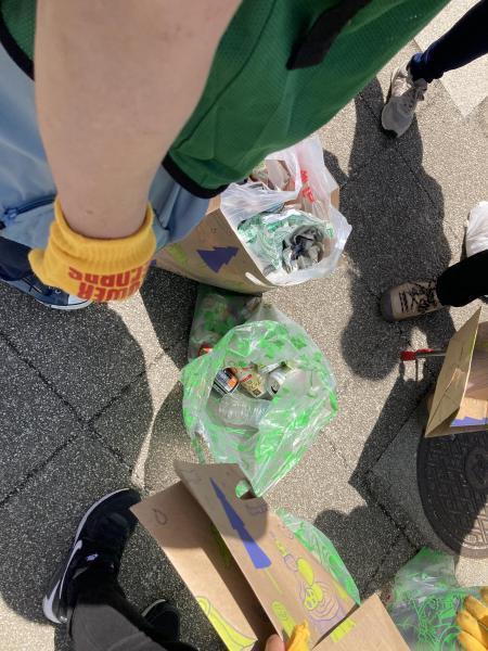 久しぶりの街ゴミ拾い！画像