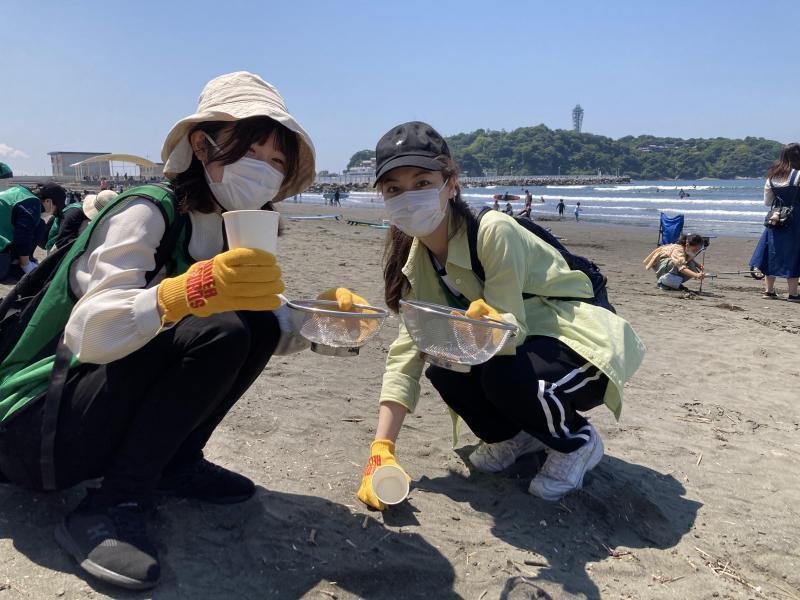 【今日はマイクロプラスチックの日】片瀬西浜ビーチクリーン画像