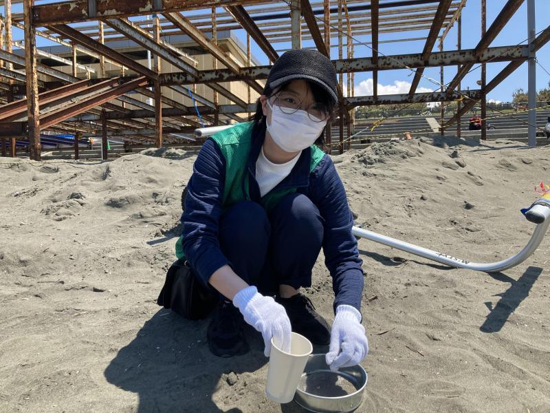 【今日はマイクロプラスチックの日】片瀬西浜ビーチクリーン画像