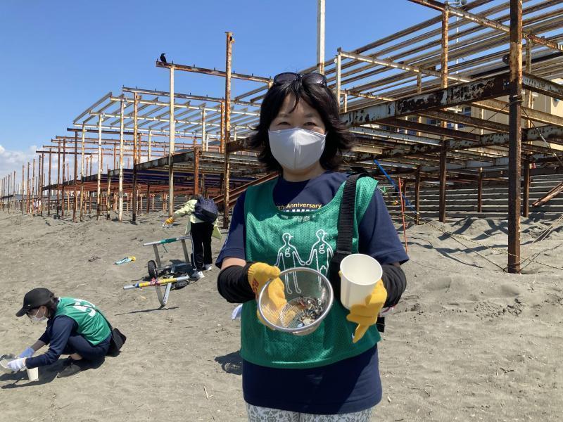 【今日はマイクロプラスチックの日】片瀬西浜ビーチクリーン画像