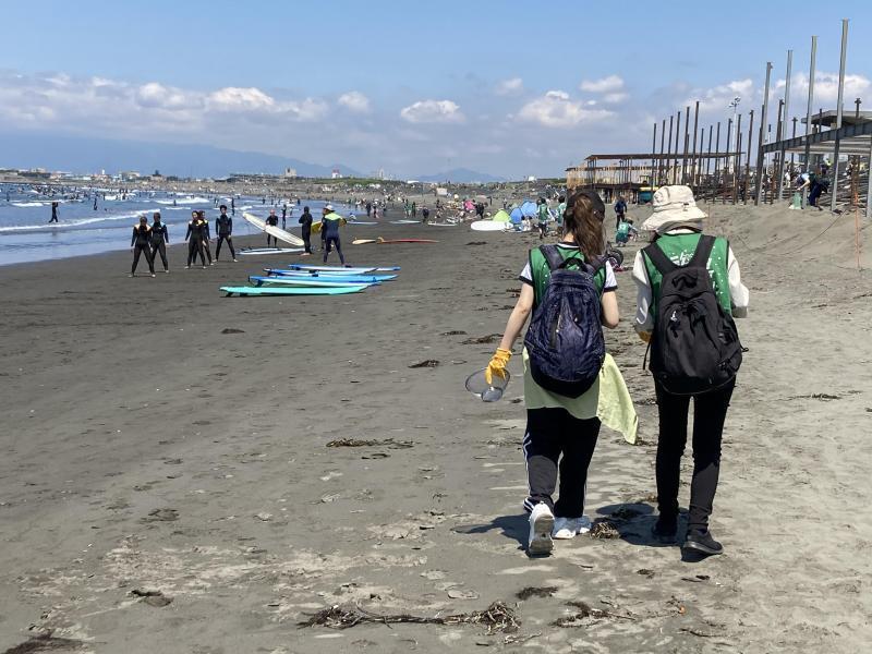 【今日はマイクロプラスチックの日】片瀬西浜ビーチクリーン画像