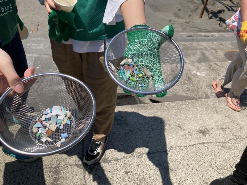 【今日はマイクロプラスチックの日】片瀬西浜ビーチクリーン画像