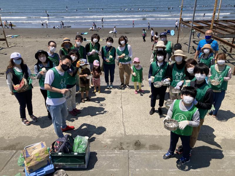 【今日はマイクロプラスチックの日】片瀬西浜ビーチクリーン画像