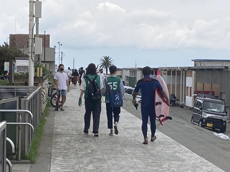 湘南海岸！江ノ島片瀬西浜ビーチクリーン！画像