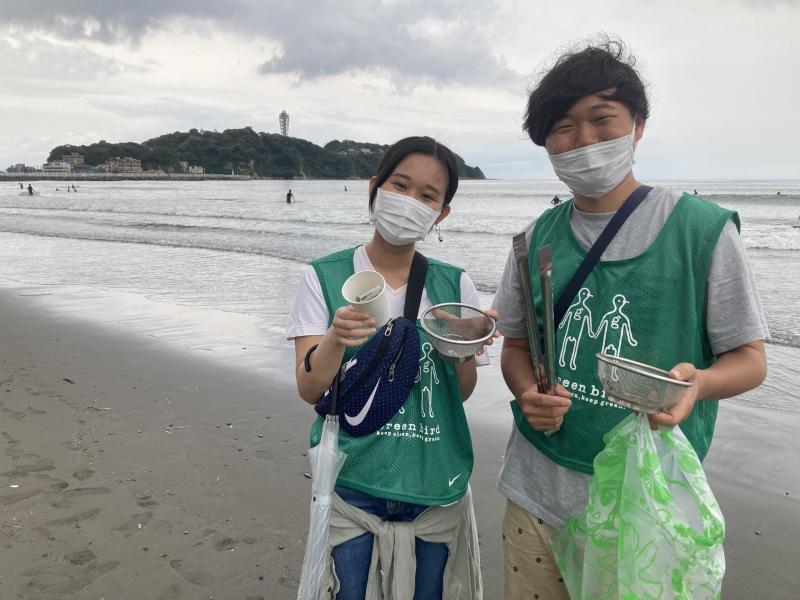 湘南海岸！江ノ島片瀬西浜ビーチクリーン！画像