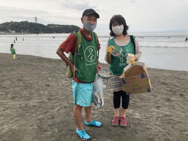 湘南海岸！江ノ島片瀬西浜ビーチクリーン！画像