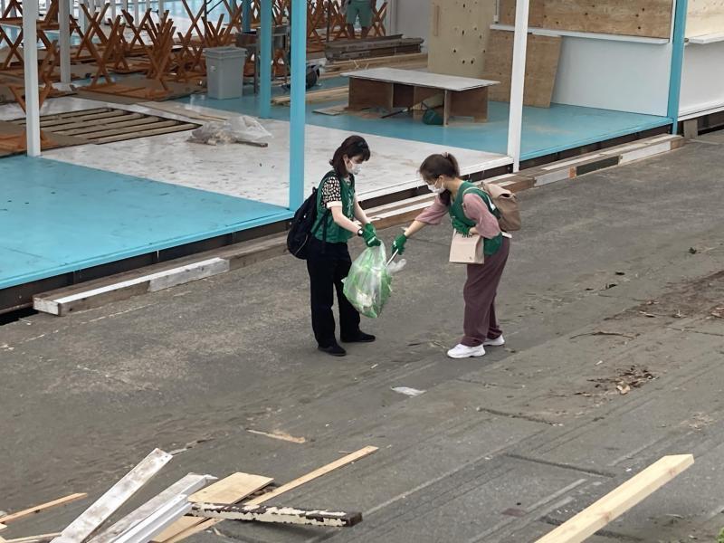 湘南海岸！江ノ島片瀬西浜ビーチクリーン！画像