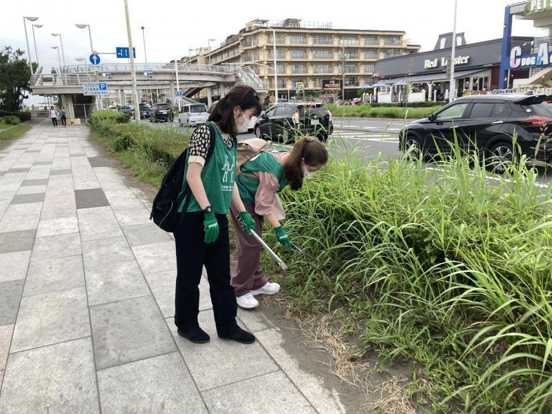 湘南海岸！江ノ島片瀬西浜ビーチクリーン！画像