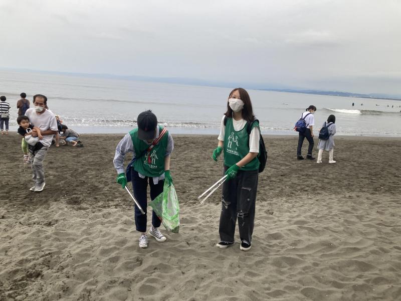 湘南海岸！江ノ島片瀬西浜ビーチクリーン！画像