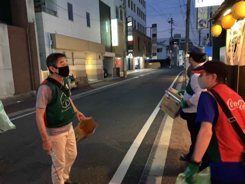 6/30(水)佐賀まちなかそうじ画像