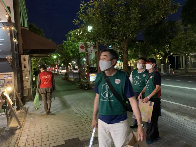 7/21(水)佐賀市まちなか夜そうじ画像