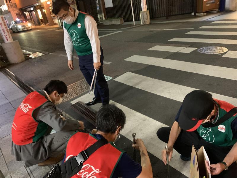 7/21(水)佐賀市まちなか夜そうじ画像