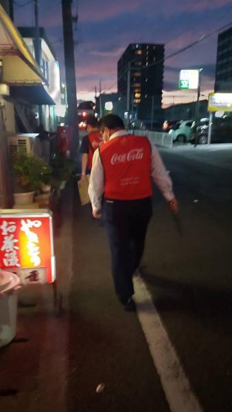 7/21(水)佐賀市まちなか夜そうじ画像