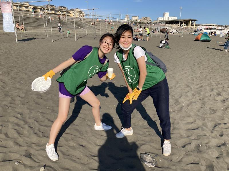 渋谷チーム&times;辻堂チーム　江ノ島片瀬西浜サンセットビーチクリーン！画像