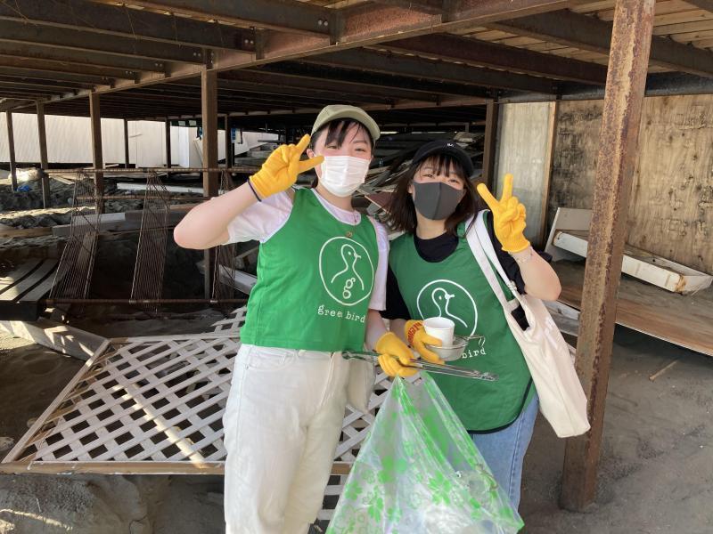渋谷チーム&times;辻堂チーム　江ノ島片瀬西浜サンセットビーチクリーン！画像
