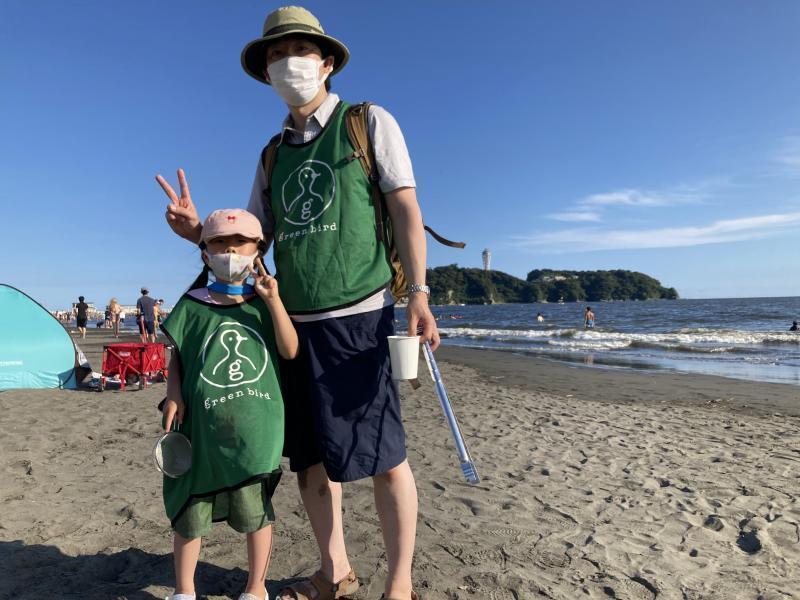 渋谷チーム&times;辻堂チーム　江ノ島片瀬西浜サンセットビーチクリーン！画像
