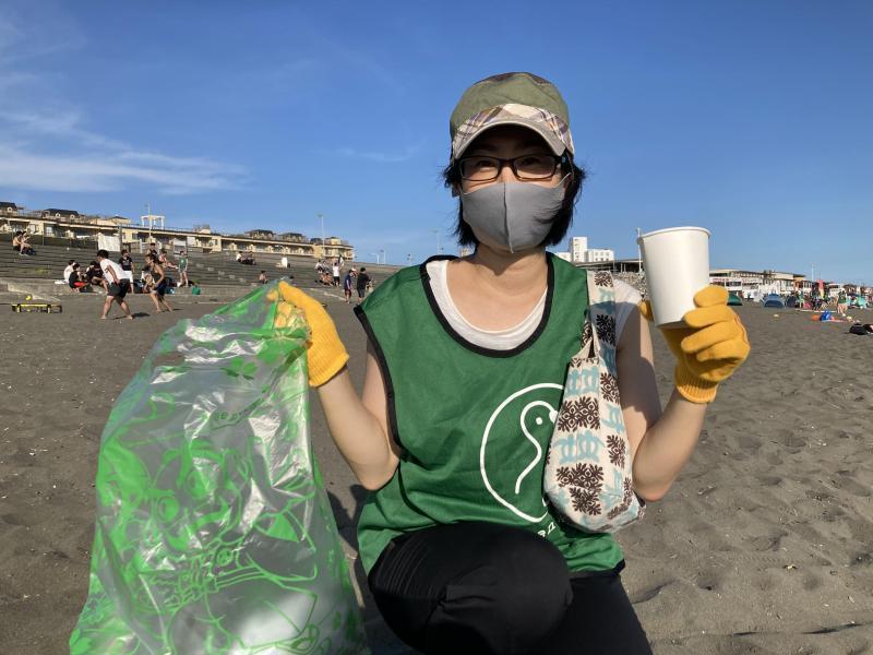 渋谷チーム&times;辻堂チーム　江ノ島片瀬西浜サンセットビーチクリーン！画像