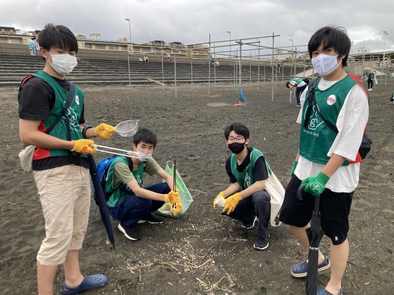 湘南！江ノ島片瀬西浜海岸サンセットビーチクリーン！画像