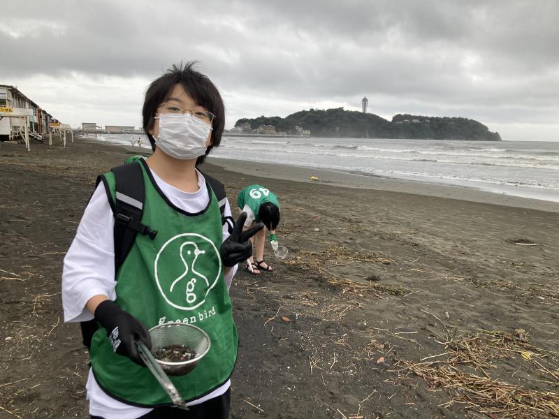 湘南！江ノ島片瀬西浜海岸サンセットビーチクリーン！画像