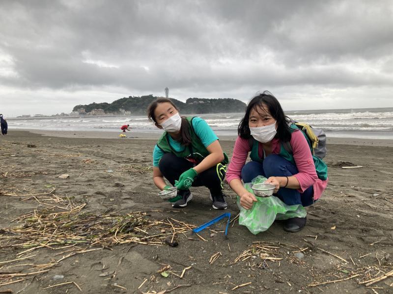 湘南！江ノ島片瀬西浜海岸サンセットビーチクリーン！画像