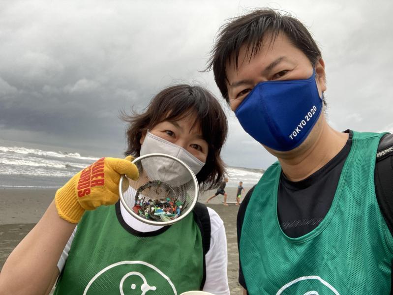 湘南！江ノ島片瀬西浜海岸サンセットビーチクリーン！画像