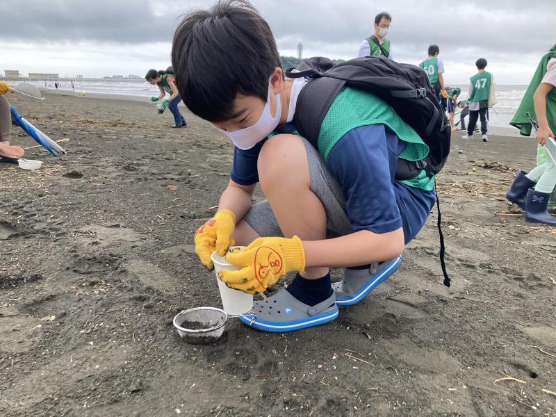 湘南！江ノ島片瀬西浜海岸サンセットビーチクリーン！画像